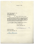 Two 1959-1960 Contracts Signed by Moe Howard -- 8.5'' x 14.75'' Signed & Initialed; 8.5'' x 11'' Regarding ''Frances Langford Special'' Signed -- Each Measures 8.5'' x 11'', Very Good